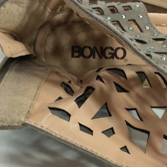 BONGO Flat Sandals with Rhinestones Size 10 - Picture 8 of 8